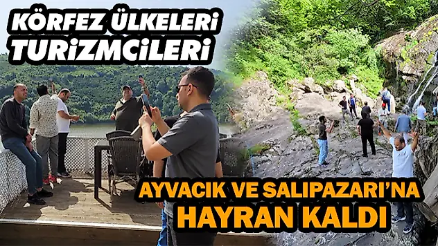 Körfez Ülkeleri Turizmcileri Ayvacık Ve Salıpazarı'na Hayran Kaldı
