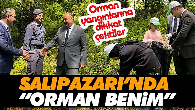 Salıpazarı'nda 'Orman Benim'