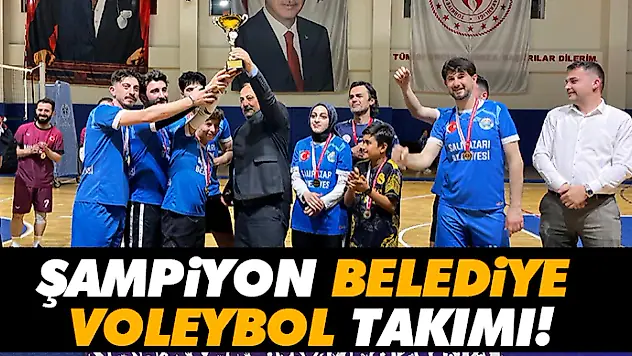 Şampiyon Belediye Voleybol Takımı!
