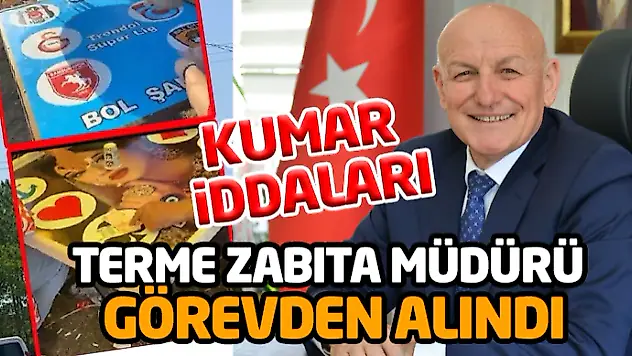 TERME ZABITA MÜDÜRÜ GÖREVDEN ALINDI