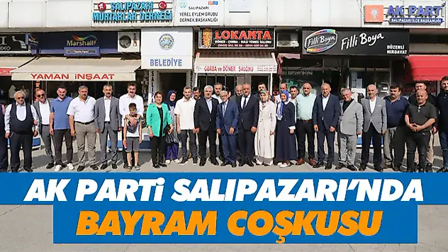 AK Parti Salıpazarı'nda Bayram Coşkusu