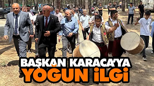 Başkan Karaca'ya Yoğun İlgi