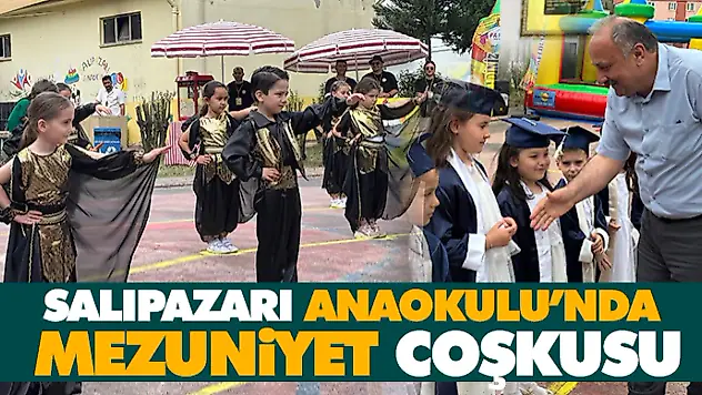 Salıpazarı Anaokulu'nda Mezuniyet Coşkusu