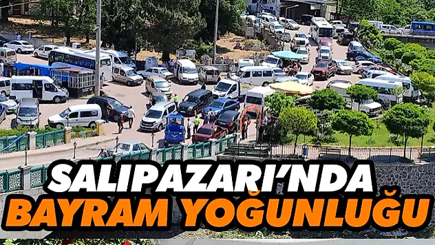 Salıpazarı'nda Bayram Yoğunluğu