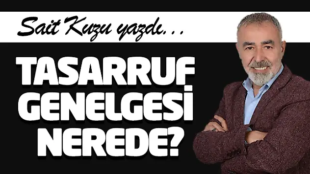 Tasarruf Genelgesi Nerede?