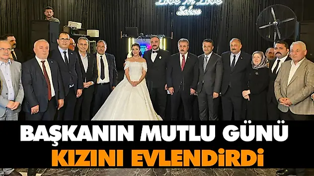 Başkanın Mutlu Günü ...Kızını Evlendirdi