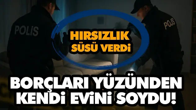 Borçları Yüzünden Kendi Evini Soydu! Hırsızlık Süsü Verdi