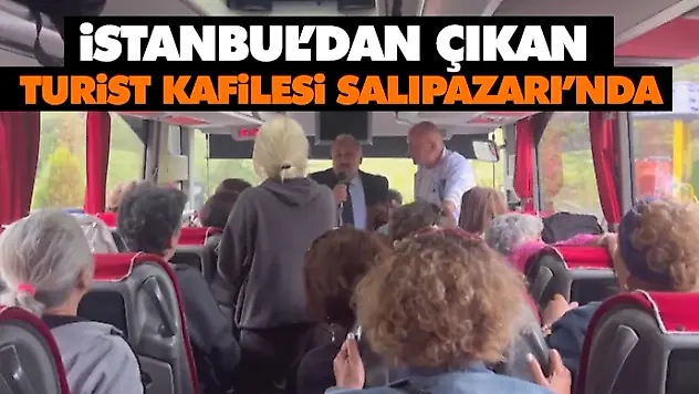 İstanbul'dan Çıkan Turist Kafilesi Salıpazarı'nda