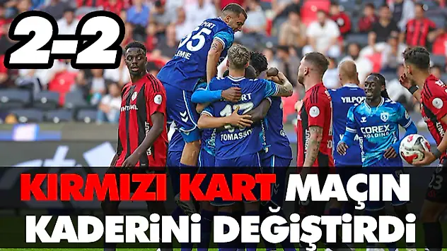 Kırmızı Kart Maçın Kaderini Değiştirdi