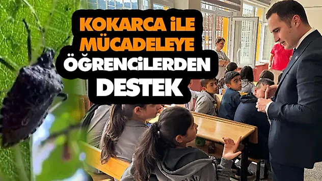 Kokarca İle Mücadeleye Öğrencilerden Destek