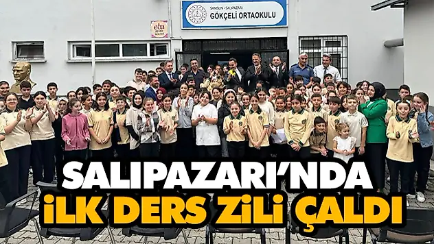 Salıpazarı'nda İlk Ders Zili Çaldı