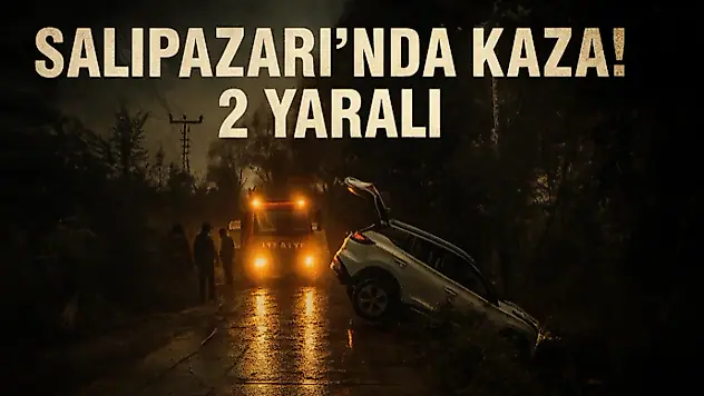 Salıpazarı'nda Kaza: 2 Yaralı