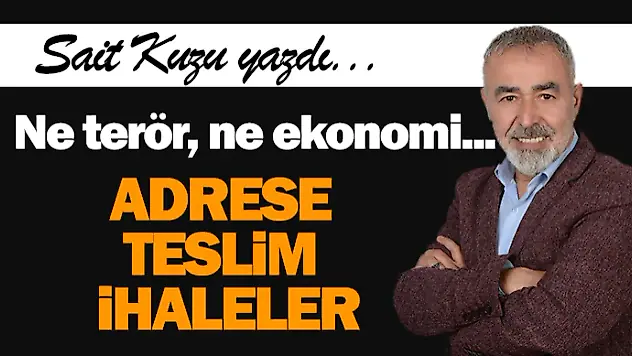 Adrese Teslim İhaleler