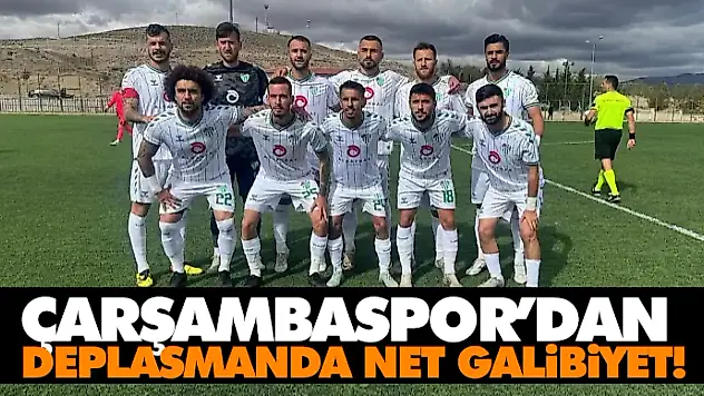 Çarşambaspor'dan Deplasmanda Net Galibiyet!