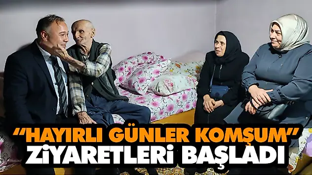 Salıpazarı'nda 'Hayırlı Günler Komşum' Ziyaretleri Başladı
