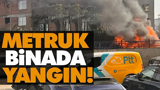 Metruk Binada Yangın Paniği!