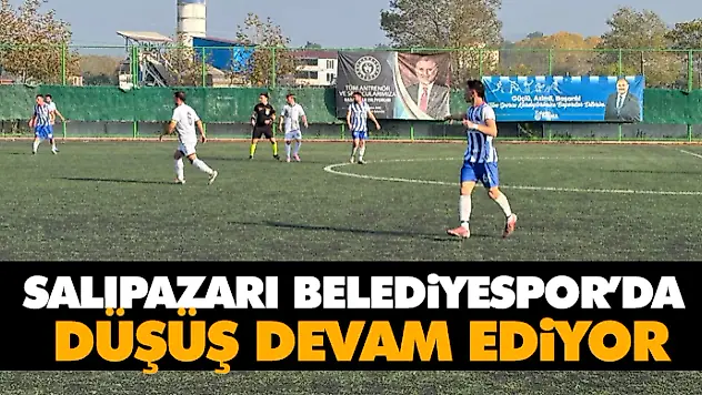 Salıpazarı Belediyespor'da Düşüş Devam Ediyor