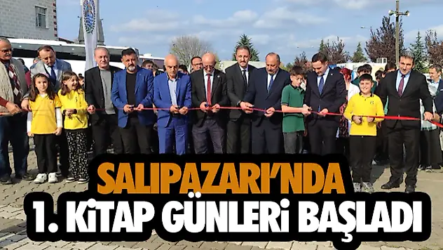 Salıpazarı'nda 1. Kitap Günleri Başladı