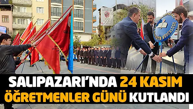 Salıpazarı'nda 24 Kasım Öğretmenler Günü Kutlandı