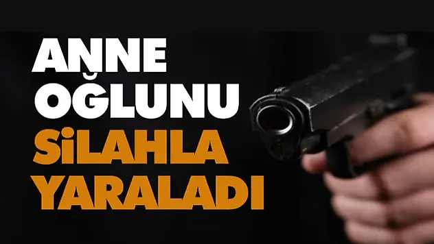 Anne Oğlunu Silahla Yaraladı