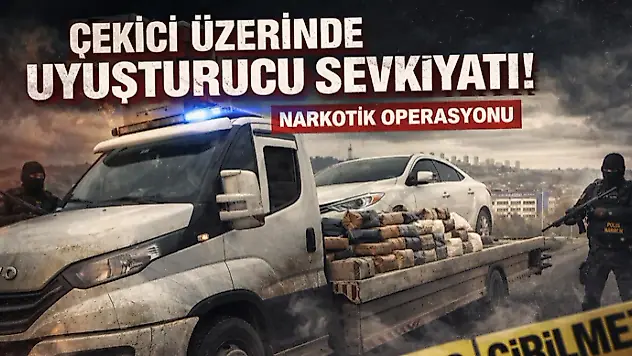 Çekici Üzerinde Uyuşturucu Sevkiyatı