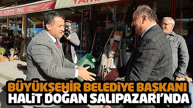 Halit Doğan'dan Salıpazarı Belediyesi'ne ziyaret