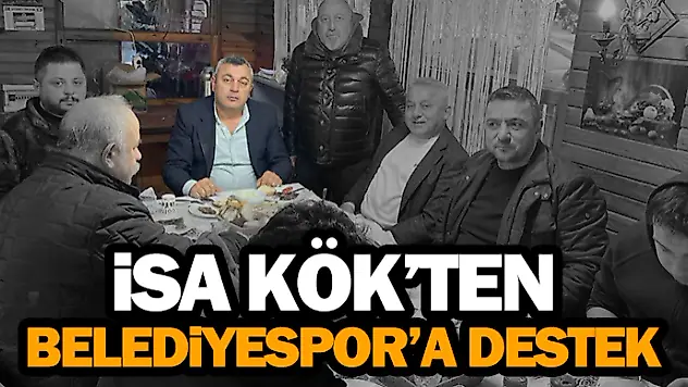 İsa Kök'ten Salıpazarı Belediyespor'a Destek