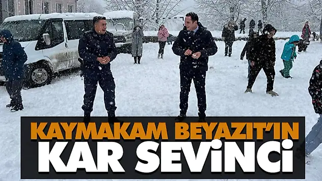 Kaymakam Beyazıt'ın Kar Sevinci