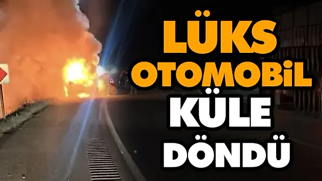 Lüks Otomobil Küle Döndü