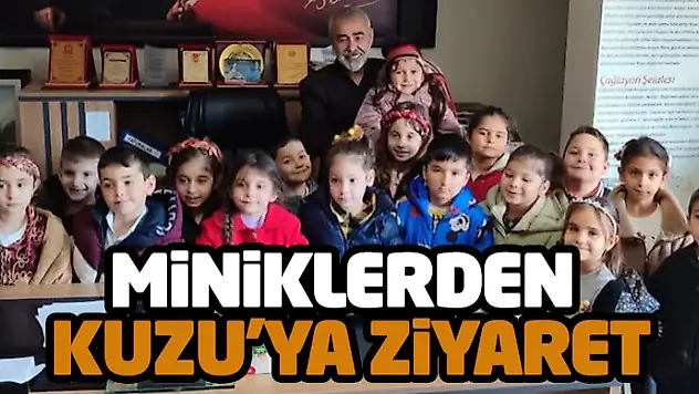 Miniklerden Kuzu'ya  Ziyaret