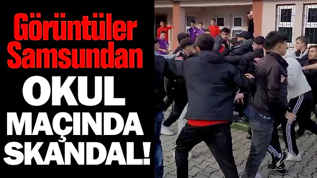 Okul Maçında Skandal!