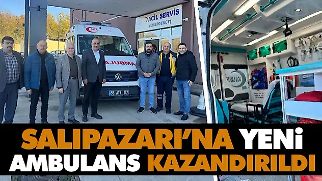 Salıpazarı'na Yeni Ambulans Kazandırıldı