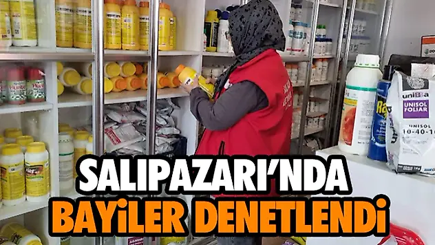 Salıpazarı'nda Bayiler Denetlendi