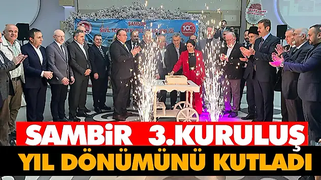 Samsun Sivil Toplum Kuruluşları Birliği 3. Kuruluş Yıl Dönümünü Kutladı
