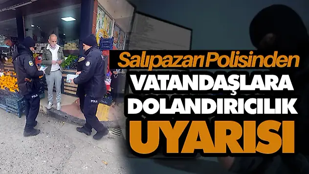 Vatandaşlara Dolandırıcılık Ve Hırsızlık Uyarısı