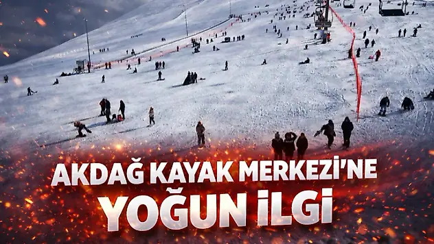 Akdağ Kayak Merkezi'ne Yoğun İlgi
