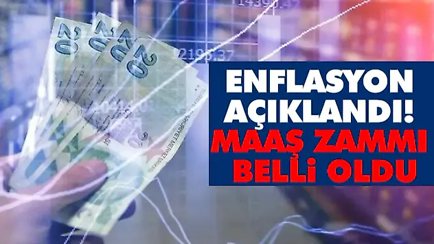 Enflasyon Açıklandı! Maaş Zammı Belli Oldu