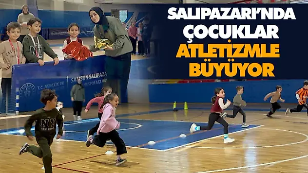 Salıpazarı'nda Çocuklar Atletizmle Büyüyor