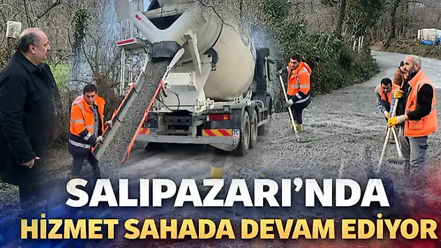 Salıpazarı'nda Hizmet Sahada Devam Ediyor