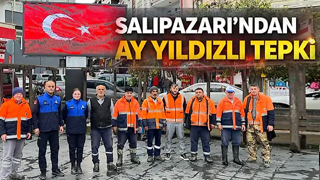 Salıpazarı'ndan Ay Yıldızlı Tepki