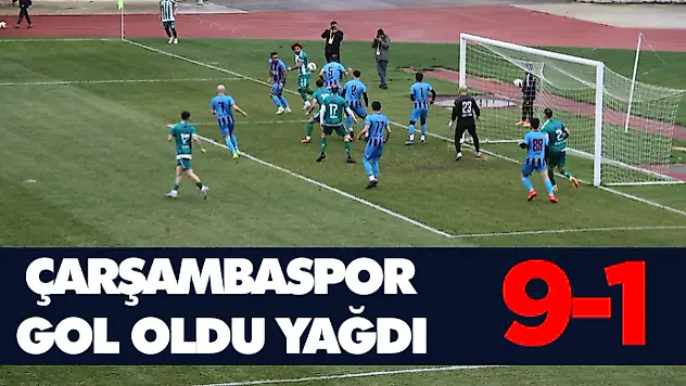 Çarşambaspor Gol Oldu Yağdı