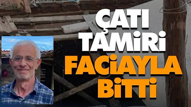 Çatı Tamiri Faciayla Bitti!