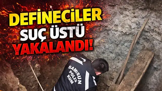 Defineciler Suçüstü Yakalandı!