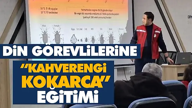 Din Görevlilerine 'Kahverengi Kokarca'  Eğitimi
