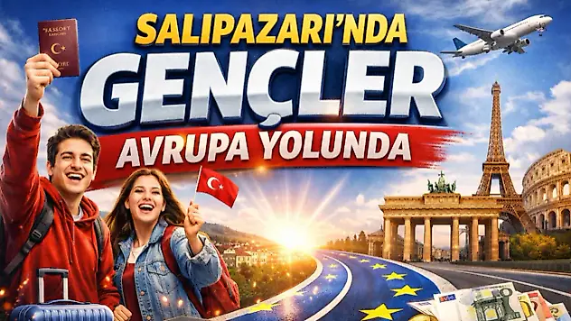 Salıpazarı'nda Gençler Avrupa Yolunda