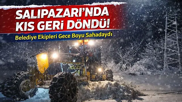 Salıpazarı'nda Kış Geri Döndü!