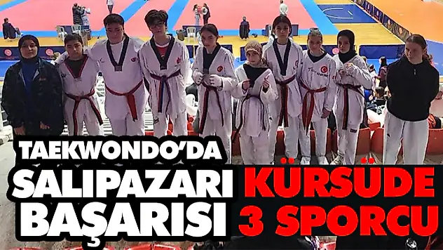 Taekwondo'da Salıpazarı Başarısı