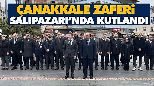 Çanakkale Zaferi  Salıpazarı'nda Kutlandı