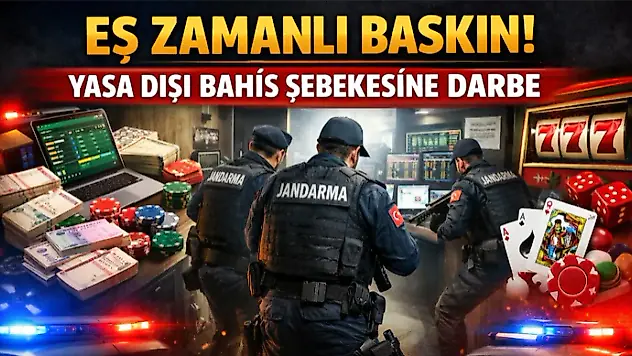 Eş Zamanlı Baskın! Yasa Dışı Bahis Şebekesine Darbe