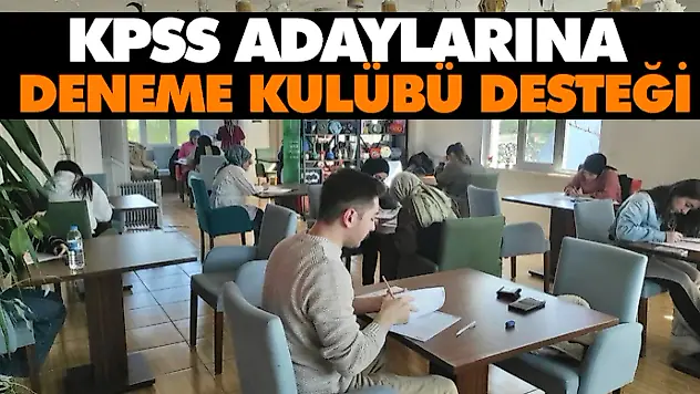 KPSS Adaylarına Deneme Kulübü Desteği